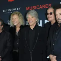 Jon Bon Jovi^ band members at the 2024 MusiCares Person of the Year Honoring Jon Bon Jovi at the Convention Center on February 2^ 2024 in Los Angeles^ CA
