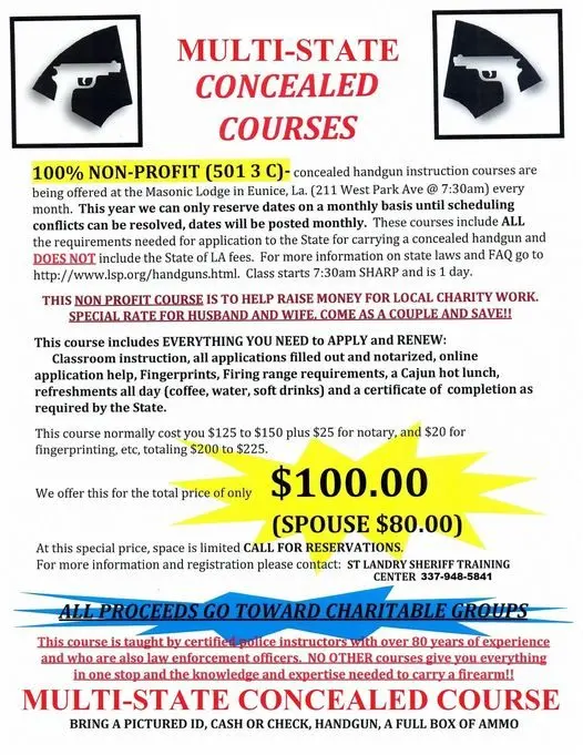 Concealed Carry Permit Class