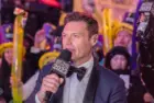 Ryan Seacrest is seen in Times Square during a New Year's Eve broadcast. NEW YORK^ N.Y. – December 31^ 2022