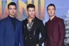 Jonas Brothers arrives for the ÔJumanji: The Next LevelÕ Los Angeles Premiere on December 09^ 2019 in Hollywood^ CA