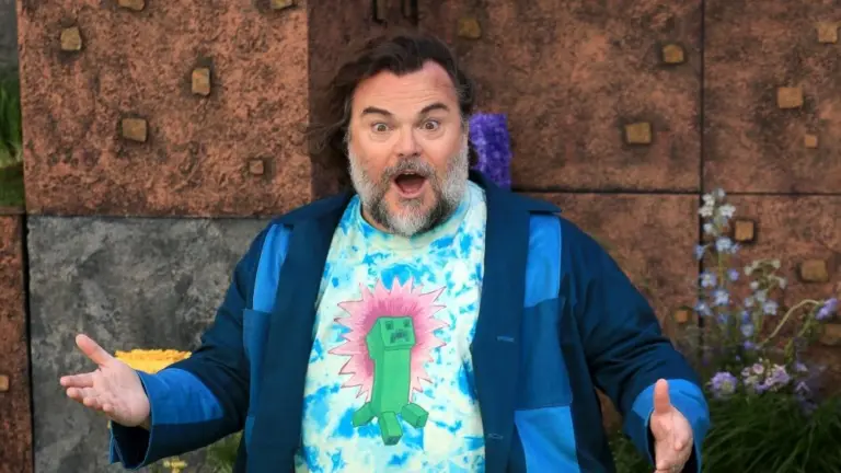 Jack Black attends the World Premiere of A Minecraft Movie at the Cineworld Leicester Square in London^ England. London^ United Kingdom - March 30^ 2025