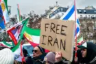 Demonstration in support of the popular uprising in Iran in the streets of Paris Paris^ France^ Europe^ January 11 2026