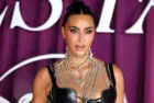 Kim Kardashian attends the All's Fair London Premiere at Odeon Luxe Leicester Square. London^ United Kingdom - October 22^ 2025