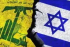 Israel and Hezbollah flags together. Hezbollah and Israel political conflict^ war crisis^ relations concept
