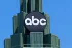 BURBANK^ CA/USA - MAY 2^ 2015: ABC Television Center building and Logo. ABC is a television broadcast corporation in the United States.