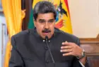 Venezuelan President Nicolás Maduro participates in a press conference at the Miraflores Palace^ the seat of government of Venezuela. Caracas^ Venezuela; April 20 2023