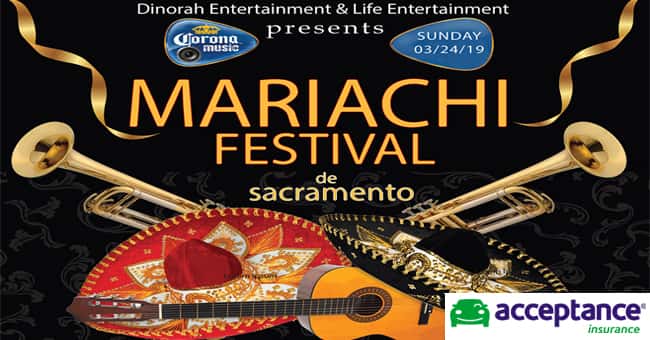 MARIACHI FESTIVAL DE SACRAMENTO ES PRESENTADO POR ACCEPTANCE INSURANCE Y CORONA.