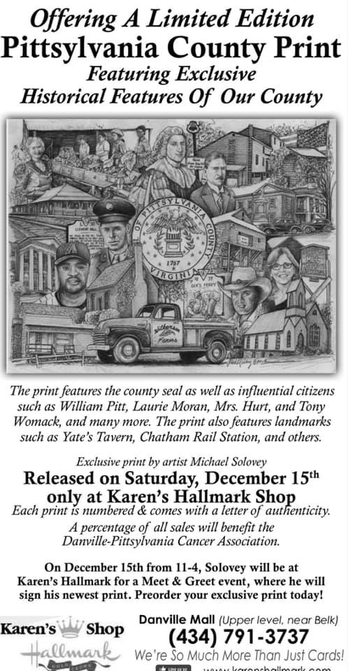 Limited Edition Print to Fundraise for Danville-Pittsylvania Cancer Association