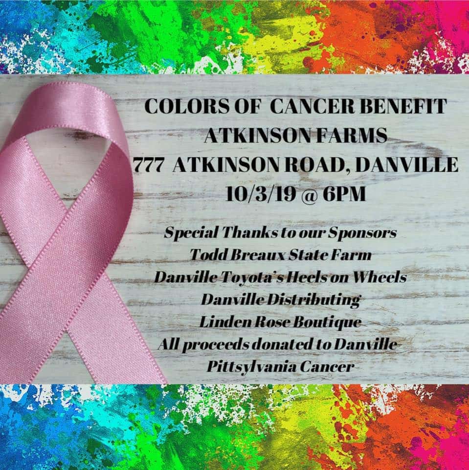 Colors of Cancer Benefit 103.3 WAKG