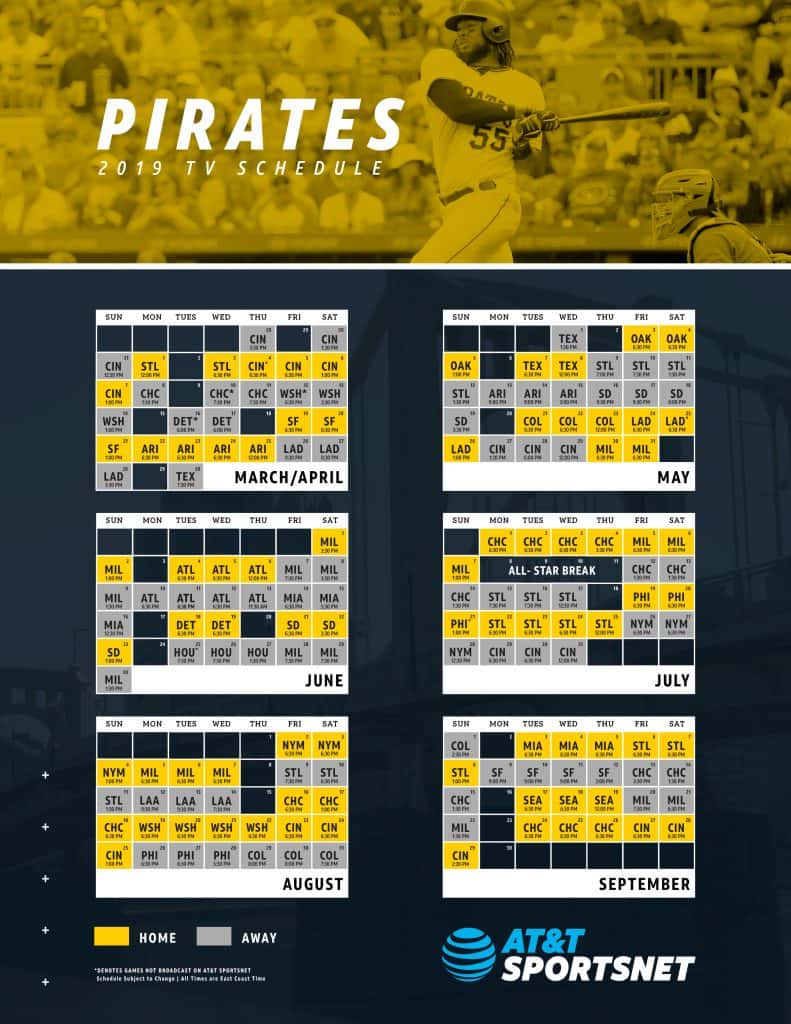 Pittsburgh Pirates 2022 Schedule Printable Printable World Holiday