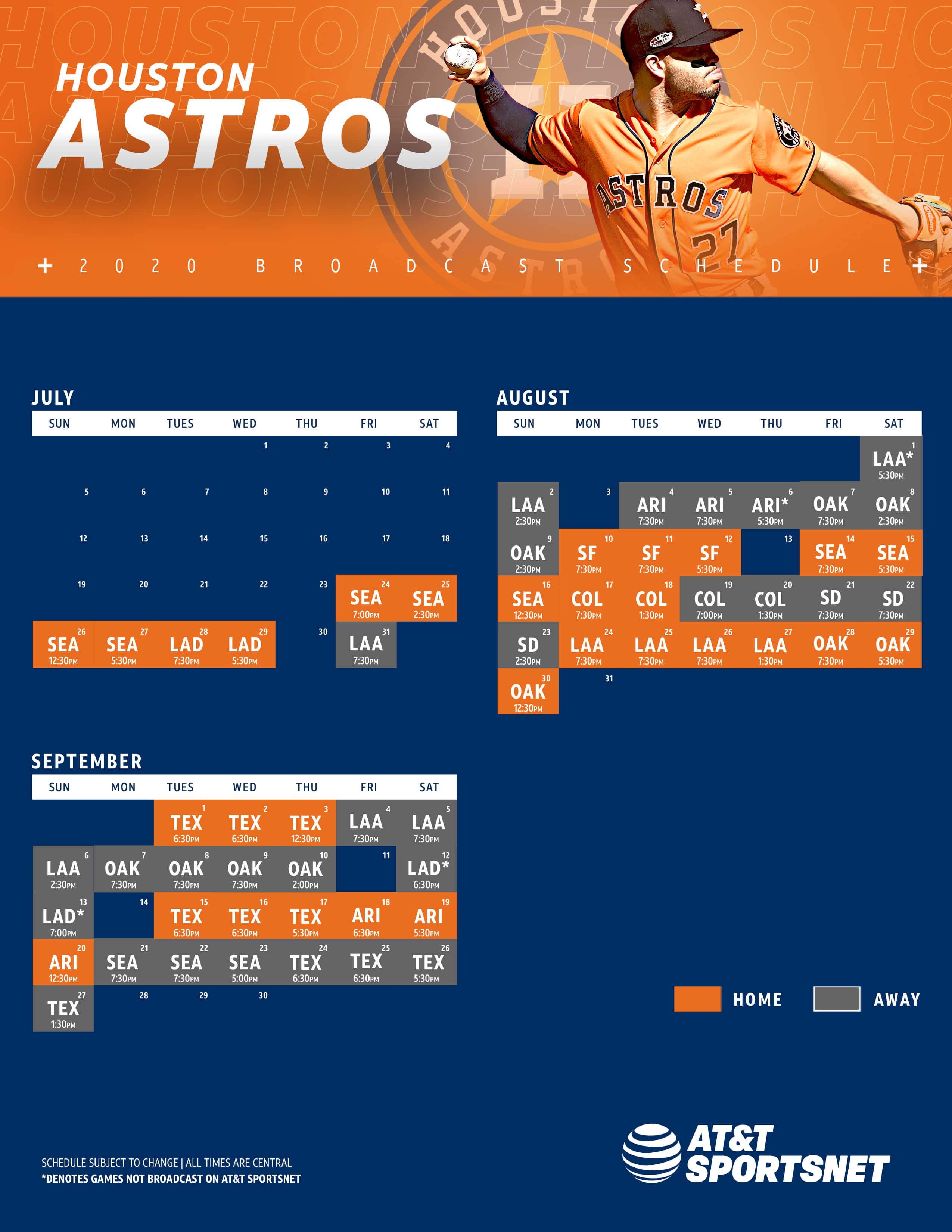 Astros Printable Schedule Customize and Print