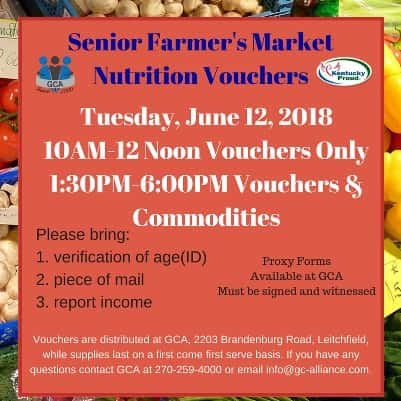 Farmer S Market Nutrition Vouchers Available For Seniors On