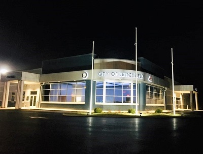 Grand Opening Ribbon Cutting Of Leitchfield City Hall And Police ...