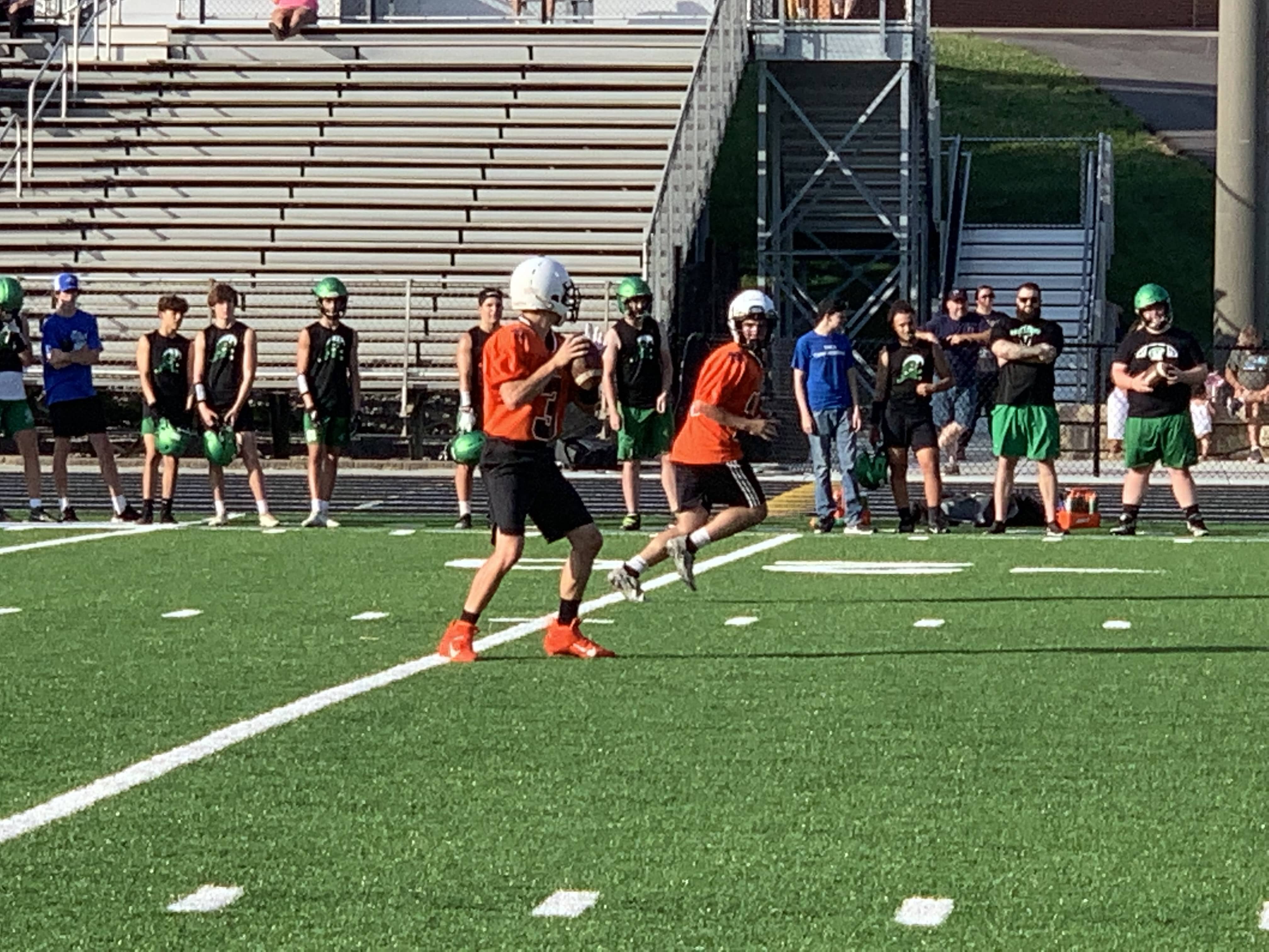 Cougars split pair of 7on7 football games at Meade County K105