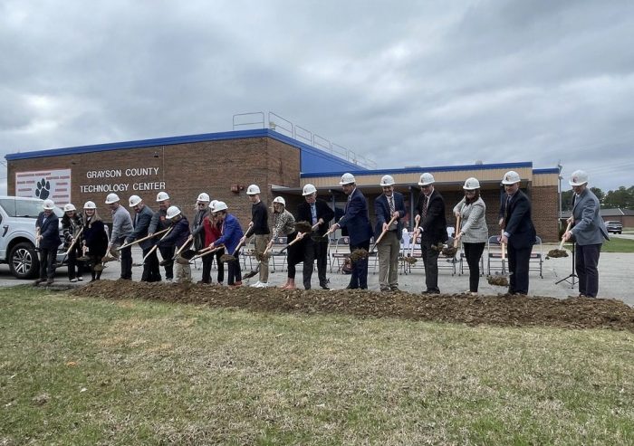 Groundbreaking held for Grayson Co. Tech Center renovation | K105