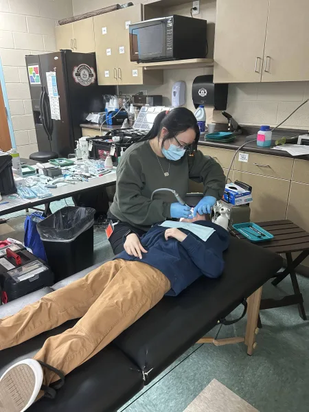 clarkson-student-receiving-dental-care