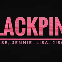 Blackpink Design^ Lightstick Banner. Jennie^ Jisoo^ Rose^ Lisa