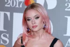 Zara Larsson attends The BRIT Awards 2017 at The O2 Arena in London^ England.
