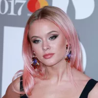 Zara Larsson attends The BRIT Awards 2017 at The O2 Arena in London^ England.