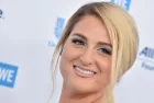 Meghan Trainor arrives for WE Day California 2019 on April 25^ 2019 in Inglewood^ CA