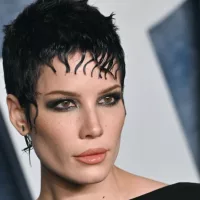 Halsey at the 2023 Vanity Fair Oscar Party at the Wallis Annenberg Center. BEVERLY HILLS^ CA. March 12^ 2023