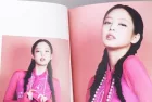 BlackPink BORN PINK 2nd Album photobook with Jennie on grey.