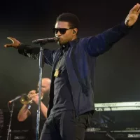 Usher Raymond IV^ known as Usher^ performs at the 2017 Okeechobee Music and Arts Festival. Okeechobee^ Florida - March 4^ 2017