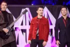 The Jonas Brothers perform at the 2019 Z100 Jingle Ball at Madison Square Garden. New York^ NY^ USA - December 13^ 2019