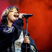 Concert of Lola Young 4 July 2025. Rock Werchter Festival