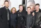 Brent Kutzle^ Drew Brown^ Ryan Tedder^ Eddie Fisher and Zach Filkins of OneRepublic attend Collateral Beauty movie premiere at Frederick Rose Hall Jazz at Lincoln Center New York^ NY - Dec 12. 2016