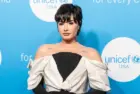 Demi Lovato wearing dress by Hellessy attends the 2022 UNICEF Gala at The Glasshouse in New York on November 29^ 2022