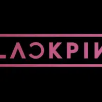 BLACKPINK (KPOP band )themed wallpaper PINK WRITING (FONT) with BLACK BACKGROUND