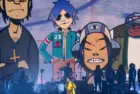 Gorillaz (band) perform in concert at Sonar Festival on June 15^ 2018 in Barcelona^ Spain.