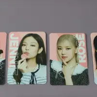 Famous Kpop South Korean group BLACKPINK Postcard of Rose^ Jisoo and Jennie. Collectible. February 2023
