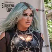Singer Kesha performs on stage during Stonewall Day and Visitor Center Groundbreaking ceremony on Christopher street New York^ NY - June 24^ 2022