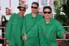 Beastie Boys arrives to the Mtv Video Music Awards on August 29^ 2004 in Miami^ FL.