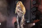 Shakira performs on stage during 2025 Global Citizen Festival at Central Park's Great Lawn in New York^ NY on September 27^ 2025
