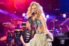 Shakira^ performs at Orlando Stadium for the FIFA World Cup Kick Off Celebration Concert on June 10^ 2010 in Soweto.