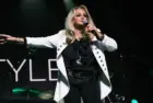 Singer Bonnie Tyler performs during a concert Festival CaixaBank Live at the Teatro Príncipe Pío on September 29^ 2024 in Madrid^ Spain.