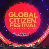 Behind-the-scenes moments at the Global Citizen Festival 2024. New York^ USA - September 28^ 2024