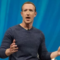 META (Facebook) CEO Mark Zuckerberg in Press conference at VIVA Technology (Vivatech)