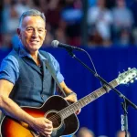 Bruce Springsteen performs on stage at the Liacouras Center in Philadelphia. Philadelphia^ PA USA - October 28^ 2024