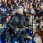 Jon Bon Jovi performs at an election eve rally for Hillary Clinton NOVEMBER 7^ 2016^ INDEPENDENCE HALL^