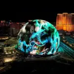 Las Vegas Sphere; Las Vegas^ Nevada^ United States - 12.1.2023