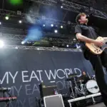 Singer Jim Adkins of Jimmy Eat World during performance on festival Rock for People in Hradec Kralove^ Czech republic^ July 5^ 2011.
