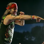 Bret Michaels of Poison performs at DTE Energy Music Theatre; Clarkston^ MI / USA - June 8^ 2018 -