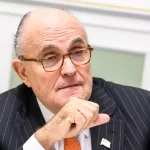 Former New York CIty Mayor and ex-Trump attorney Rudy Giuliani during visit to Kyiv^ Ukraine. November 2017