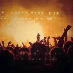 People At Music Concert HD Background