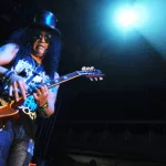 Guitarist Saul Hudson alias Slash during performance in Prague^ Czech republic^ February 11^ 2013