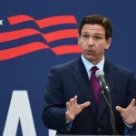 Florida Gov. Ron DeSantis delivers his economic policy speech. Rochester^ N.H.USA - July 31^ 2023